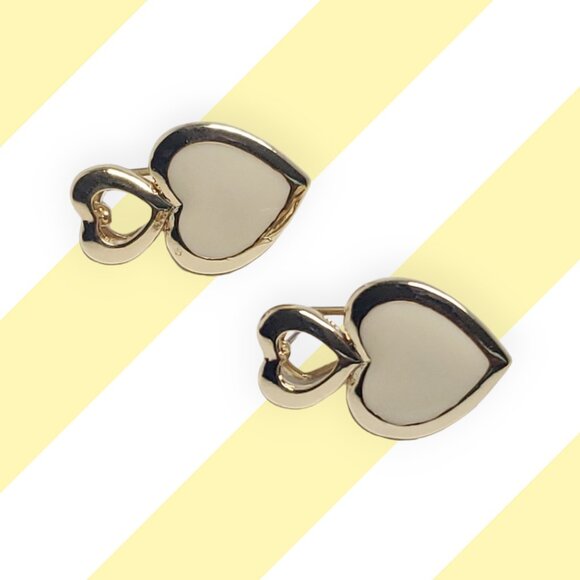 Camille Lucie Ring for Women, Cream Colored Epoxy Shaped Heart - Picture 6 of 9